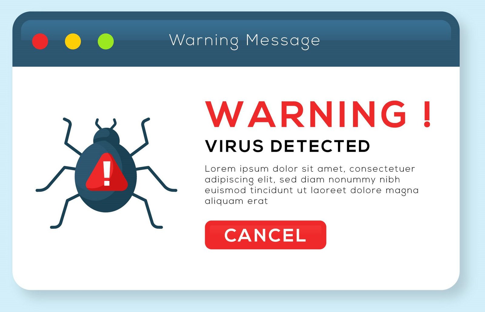 alentan de virus informatico que no se puede borrar
